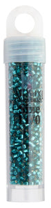 Delica 11/0 RD Teal Caribbean Silver Lined