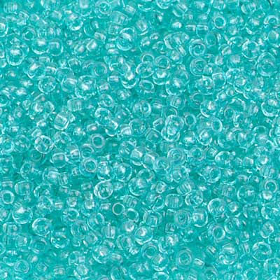 SEEDBEAD 10/0 CRYSTAL TEAL GRN LOOSE - SOLGEL (40010)