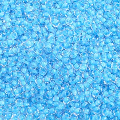 SEEDBEAD 10/0 BLUE TURQ. C/L TERRA COLOUR (42040)