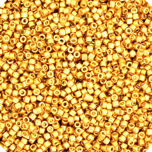 Delica 11/0 Duracoat Galvanized Gold