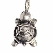 Pendant - Cartoon Turtle Antique Silver LF/NF