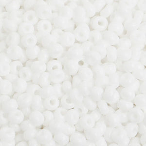 Pony Beads 8/0 Opaque White