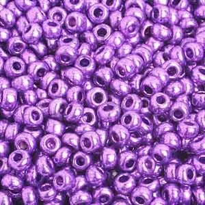 Pony Beads 8/0 Metallic Purple